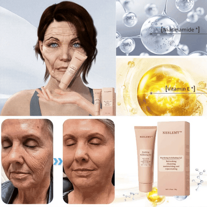 NESLEMY™ Purifying Exfoliating Gel for Acanthosis Nigricans, Exfoliation, Dark Spots, Skin Tags, and Eczema