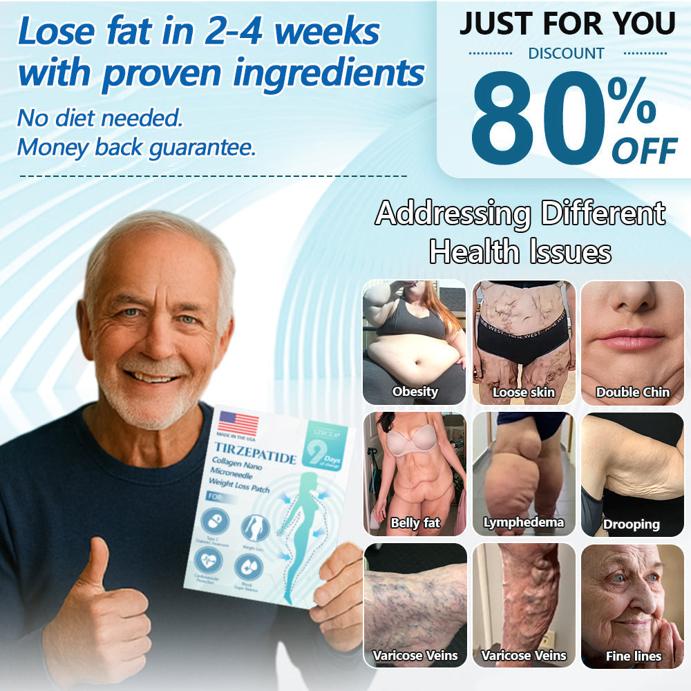 【Last Day Promotion 60% OFF】📢𝐋𝑬𝘙𝐶𝘌𝘼® SMGT-GLP-1 𝐓𝐢𝐫𝐳𝐞𝐩𝐚𝐭𝐢𝐝𝐞 & 𝐂𝐨𝐥𝐥𝐚𝐠𝐞𝐧 𝐍𝐚𝐧𝐨 𝐌𝐢𝐜𝐫𝐨𝐧𝐞𝐞𝐝𝐥𝐞 𝐏𝐚𝐭𝐜𝐡