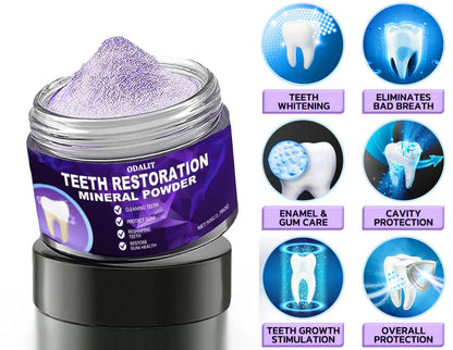 🌿Flash Sale - ODALIT™ Teeth Restoration Mineral Powder🦷(ADA recommended)👩‍⚕️(Treats periodontitis and mouth ulcers, prevents tooth loss, and repairs gum recession)