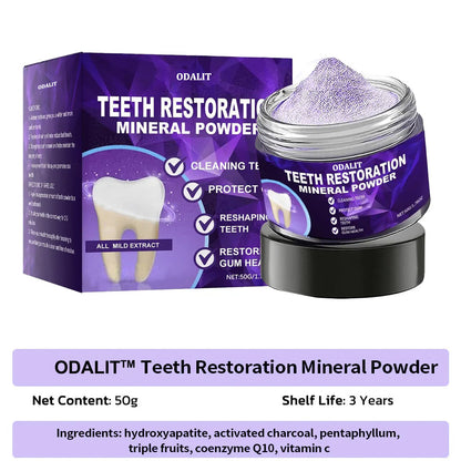 🌿Flash Sale - ODALIT™ Teeth Restoration Mineral Powder🦷(ADA recommended)👩‍⚕️(Treats periodontitis and mouth ulcers, prevents tooth loss, and repairs gum recession)